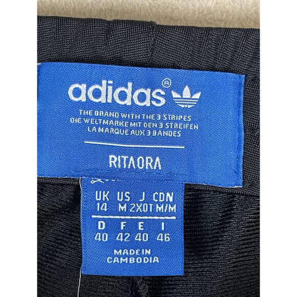 Adidas Original Pants Womens M Black‎ Firebird 2.0 Track Athletic Tapered Jogger - Picture 3 of 14